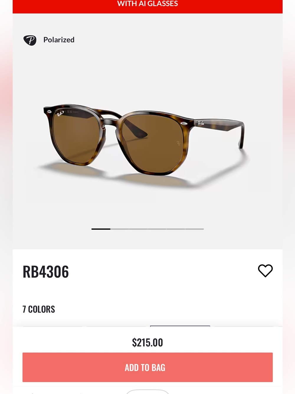 Ray-Bans Brown RB4306 - Picture 3 of 5